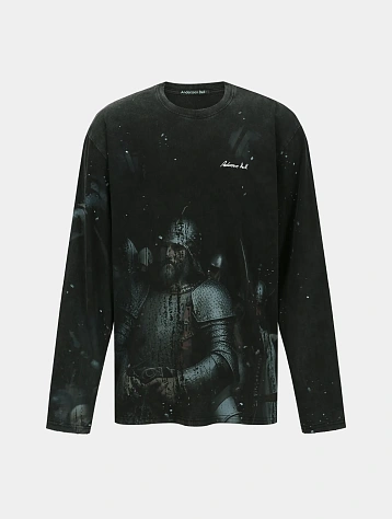 Лонгслив Andersson Bell Knight Printed Charcoal