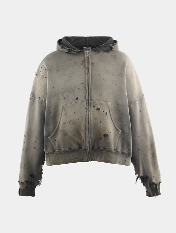 Зип-худи SAINT MXXXXXX Zip Hoodie Double Face Black