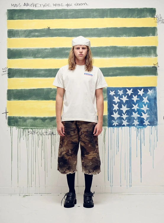 Футболка PIET Nation Bone White