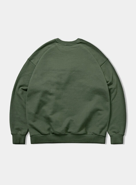 Свитшот ANGLAN Applique Heavy Sweatshirt Khaki