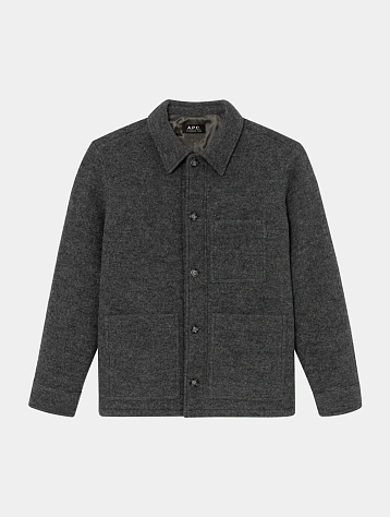 Полупальто A.P.C. Emile Coat Gray