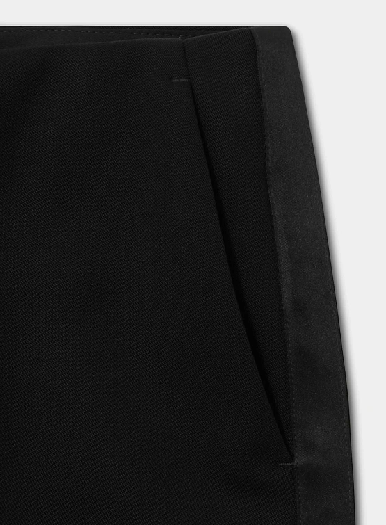 Женские брюки MUGLER Low Waist Tuxedo Black
