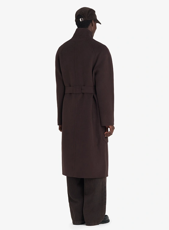 Пальто Études Heavy Wool Dk Brown