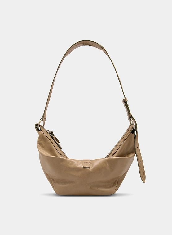 Женская сумка MARGESHERWOOD Belted Hobo Medium Mud Crinkle