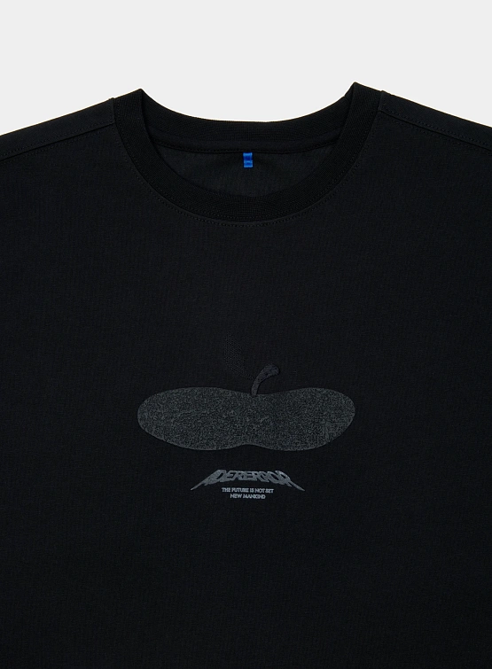 Футболка ADERERROR Press Apple Product. 47 Black