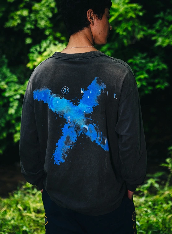 Лонгслив SAINT MXXXXXX X Tee Black