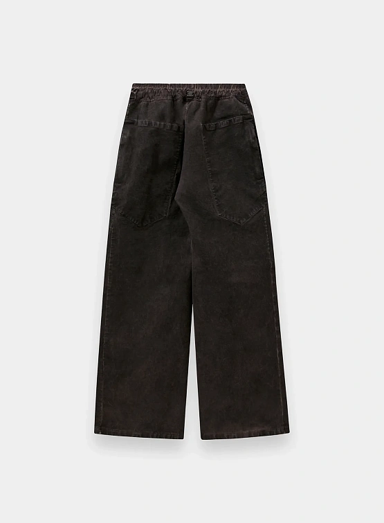 Брюки  ISAAC SELLAM Wide-Leg Taupe