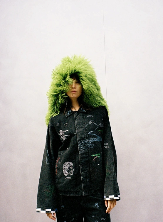 Джинсовый овершот Jungles Jungles Questions Jacket Black