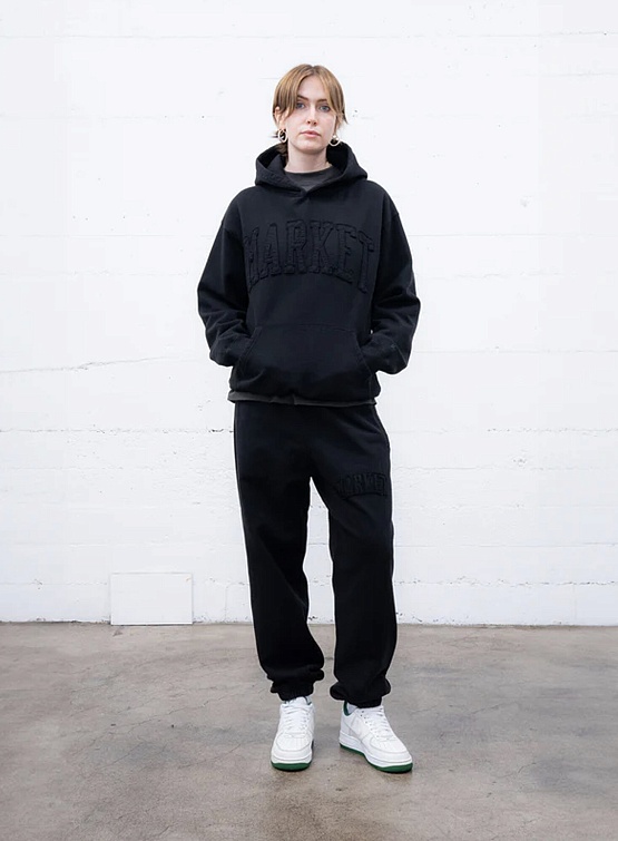 Брюки MARKET Washed Arc Sweatpants Washed Black