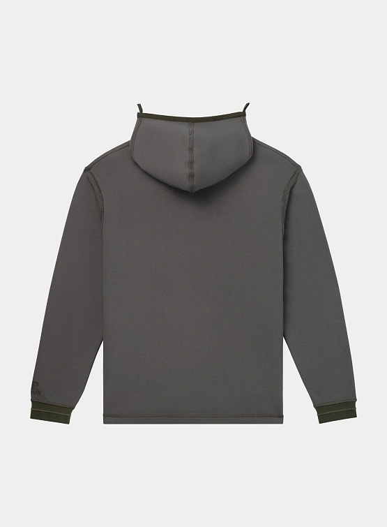 Зип-худи C.P. Company Diagonal Fleece Mixed Smoked Pearl