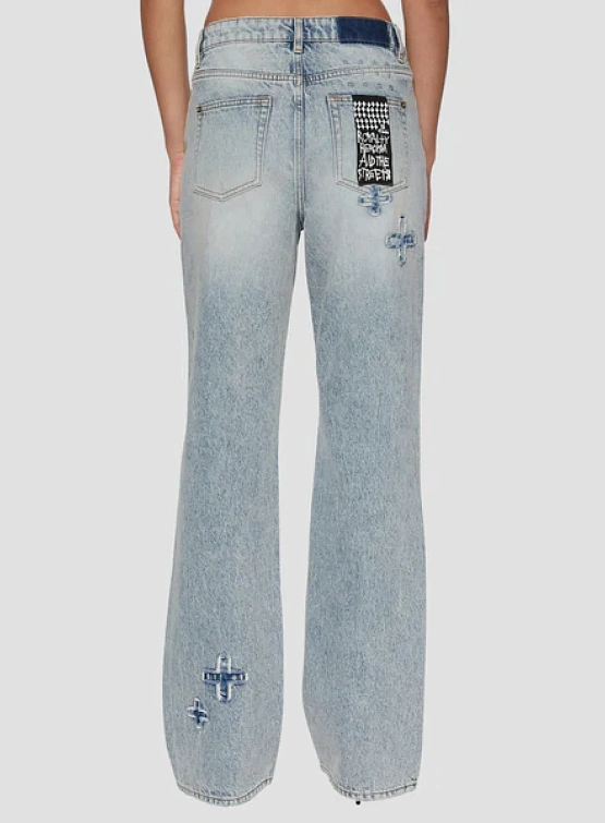 Женские Джинсы Ksubi Soho Slouch Klassic Kraftwerk