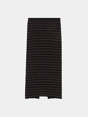 Женская юбка MM6 Maison Margiela Midi Black