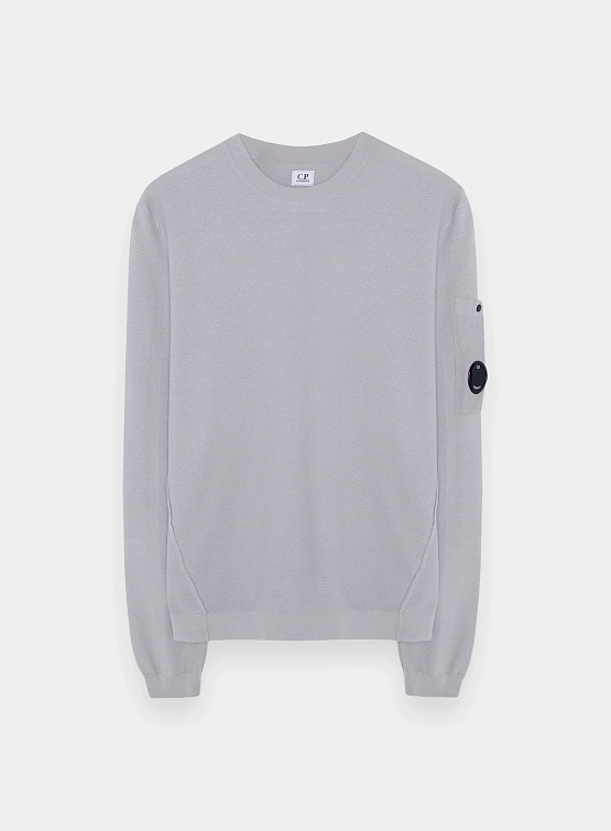 Свитшот C.P. Company Cotton Crepe Knit Drizzle Grey