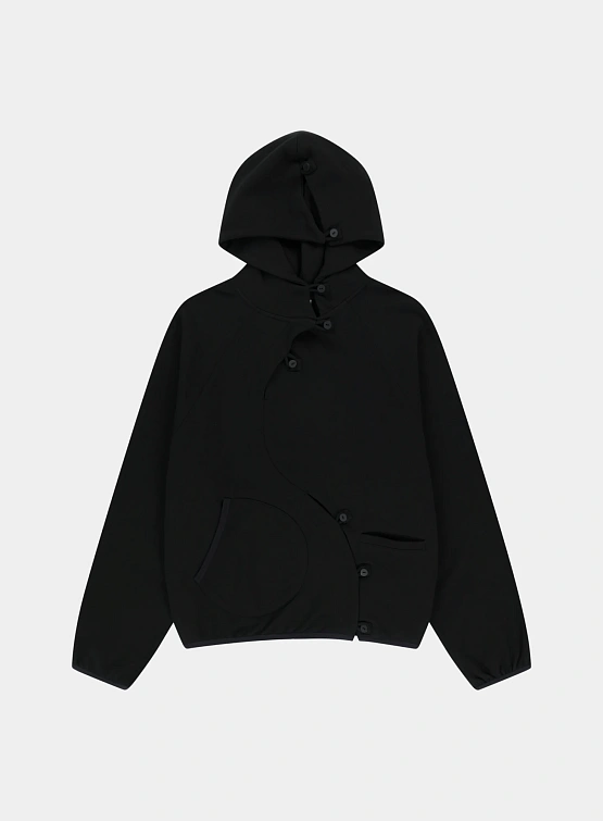 Худи SAN SAN GEAR Button Hoodie Black