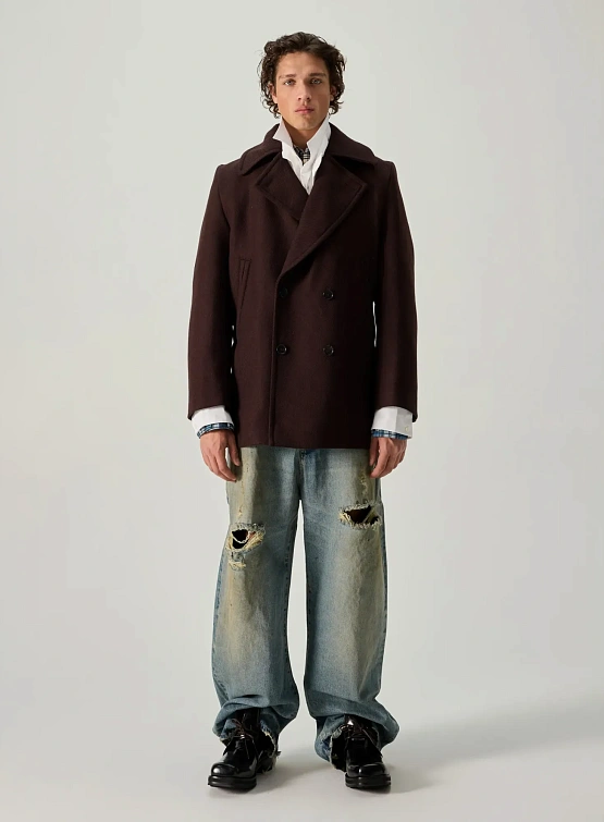 Дерби 424 Low Top Leather Black