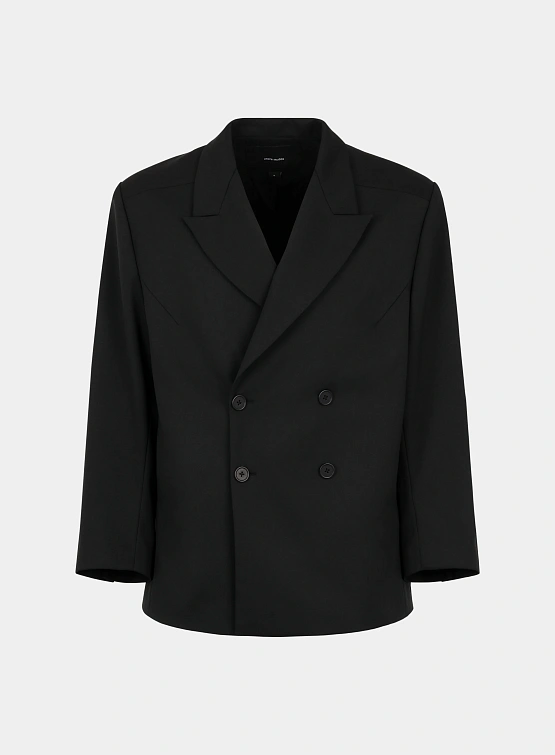 Пиджак entire studios Double Breasted Blazer Black