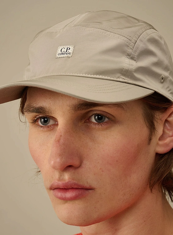 Кепка C.P. Company Chrome-R Panelled Cap Vintage Khaki