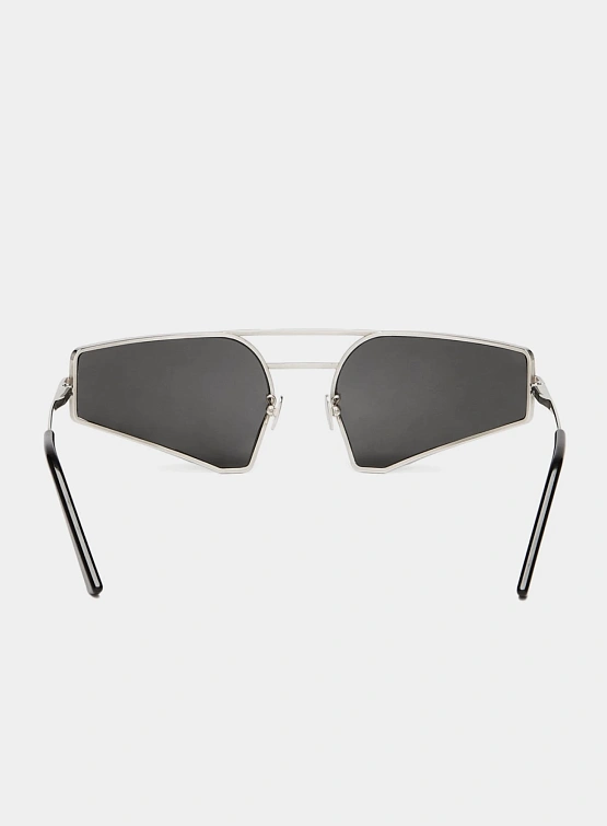 Очки RICK OWENS DRKSHDW Prong Silver/Black
