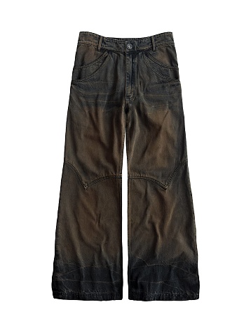 Джинсы MADFRENZY Mud Dyed Brown