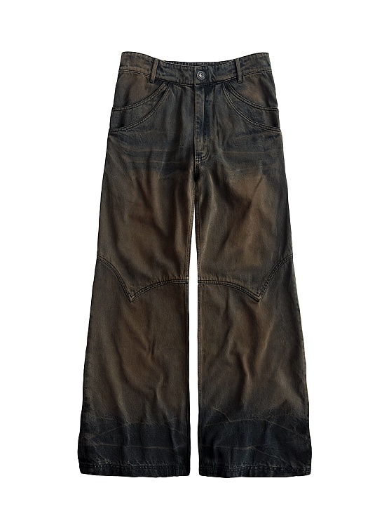 Джинсы MADFRENZY Mud Dyed Brown