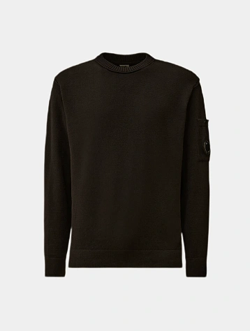 Свитер C.P. Company Soft Cotton Stretch Crewneck Black