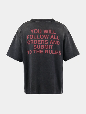 Saint Mxxxxxx♡ SS TEE / ? / BURGUNDY Футболка SAINT MXXXXXX SS Tee Burgundy Футболки в интернет