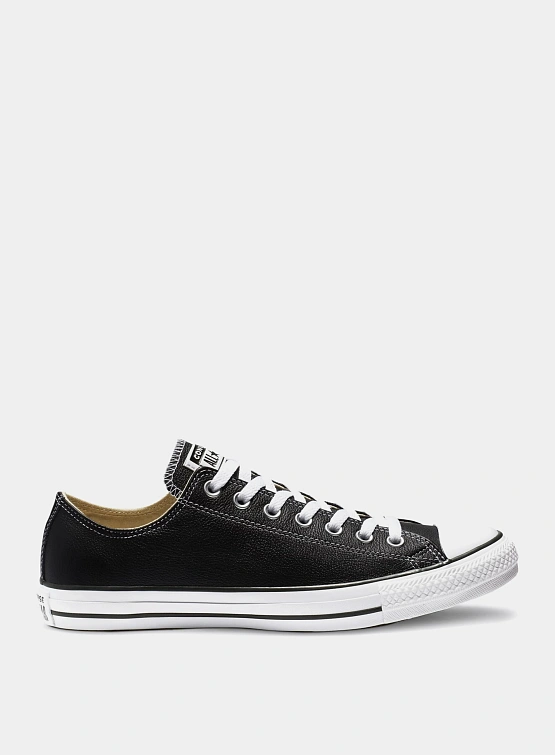 Chuck taylor all star dainty ballet leather slip black best sale