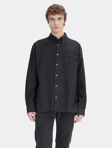 Рубашка A.P.C. Mateo Logo Noir