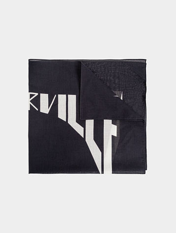 Шарф RICK OWENS Drkshdw Woven Pashmina Black/Pearl