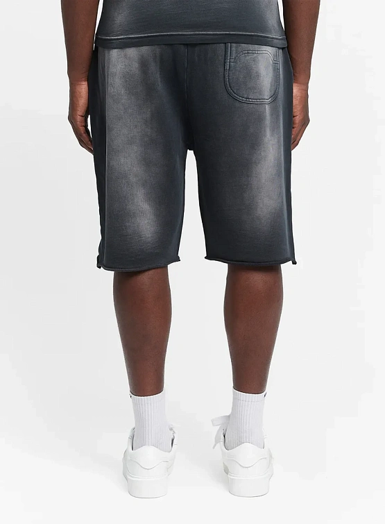 Шорты RETERNITY Unfinished Cotton Washed Black