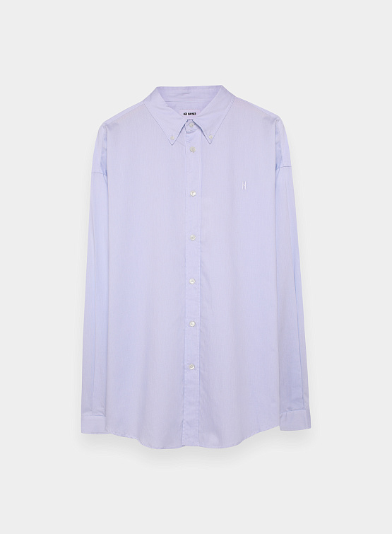 Рубашка Hed Mayner Buttoned Down Shirt Light/Pastel Blue