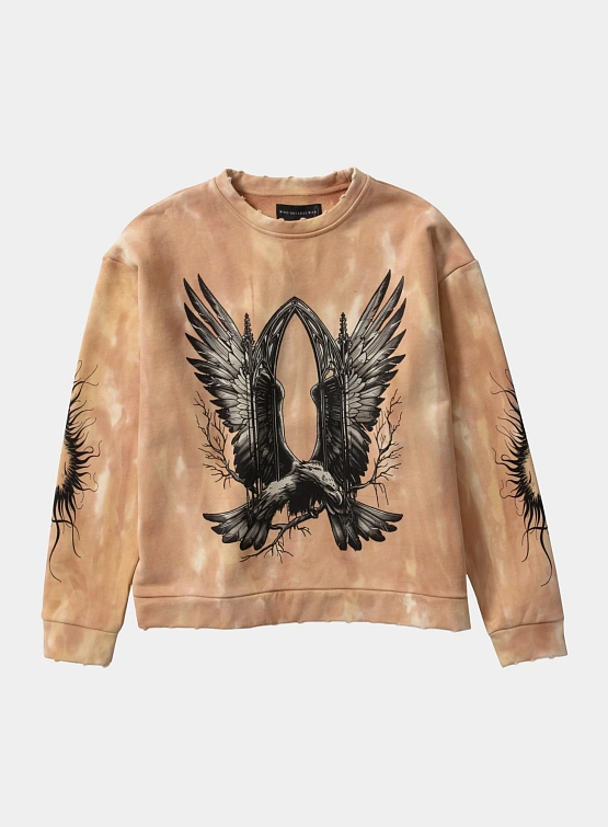 Свитшот WHO DECIDES WAR Soaring Window Crewneck Tan