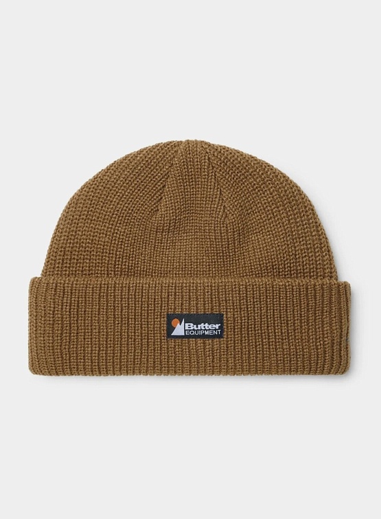 Шапка Butter Goods Equipment Beanie Oak Brown