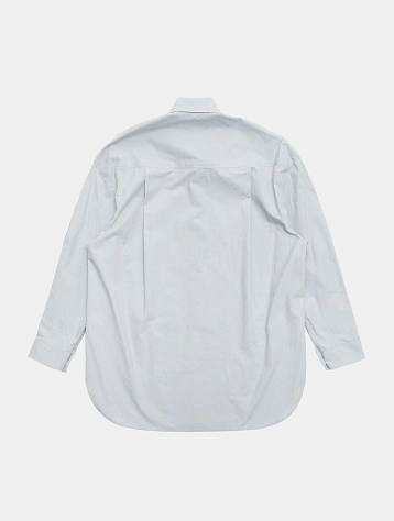 Рубашка AMOMENTO Square Pocket Oversized Shirts Blue