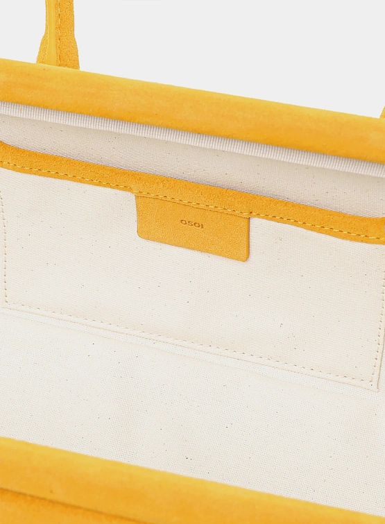 Сумка OSOI Boat Wide Mini Suede Mustard