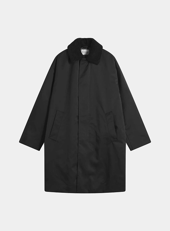 Парка MKI MIYUKI ZOKU Padded Nylon Overcoat Black
