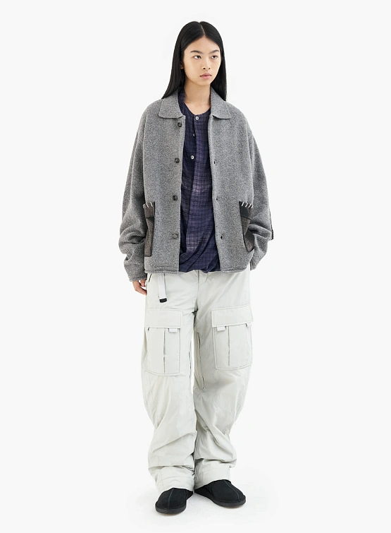 Кардиган JIYONGKIM Sun-Bleached Pocket Knit Grey