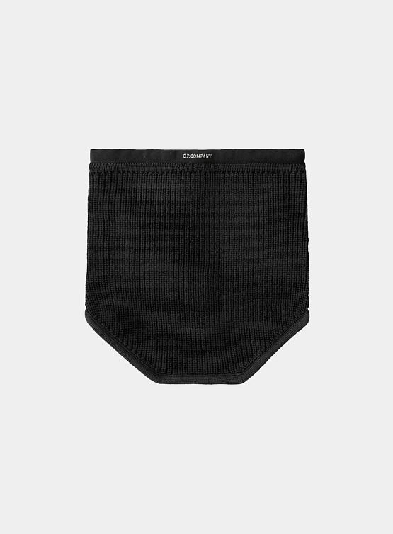 Шарф-снуд C.P. Company Extrafine Merino Wool Black