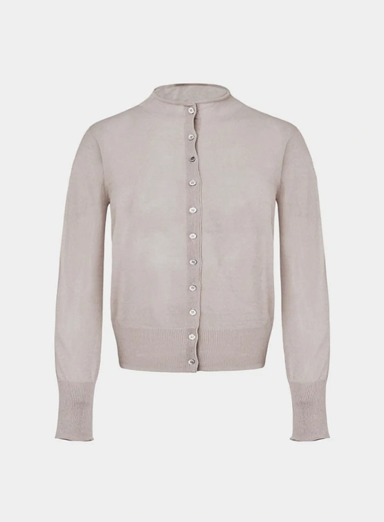 Женский кардиган AMOMENTO Wholegarment Sheer Grey