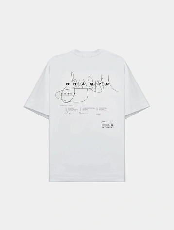 Футболка Stampd FW24 Sound System Relaxed White