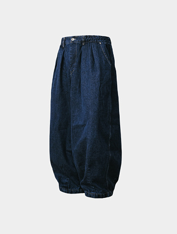 Джинсы ANGLAN Rigid Indigo Denim Balloon Dark Blue