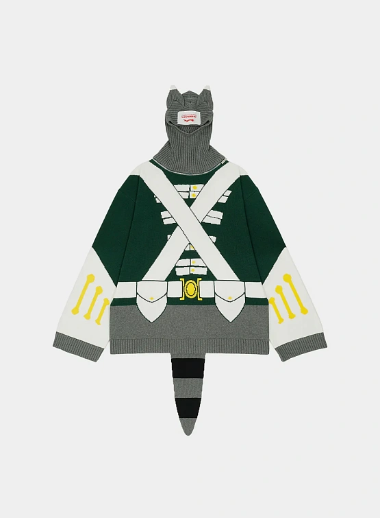 Свитер Charles Jeffrey Loverboy Animal Boo Green