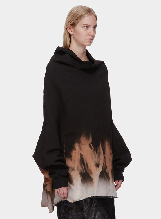 Худи RICK OWENS Drkshdw Shroud Black/Terra