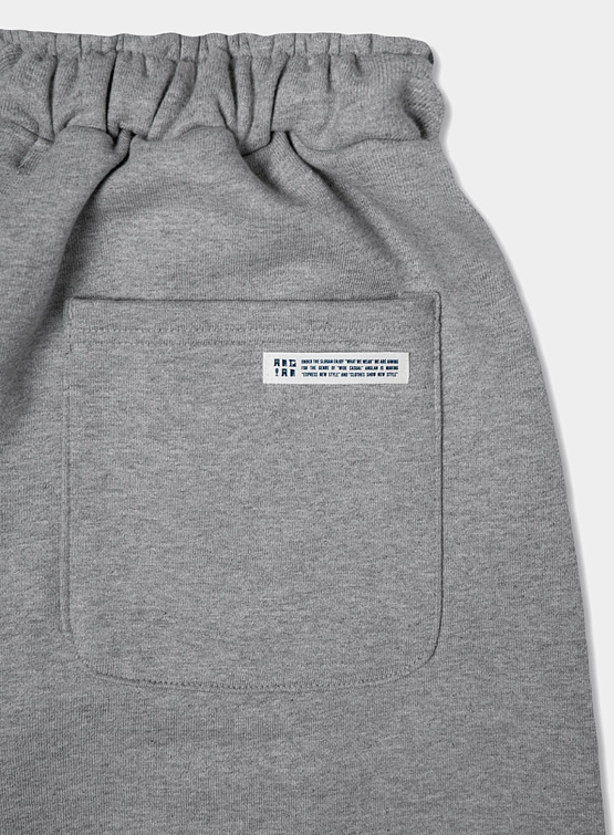 Брюки ANGLAN Valley Tuck Sweat Balloon Melange Grey