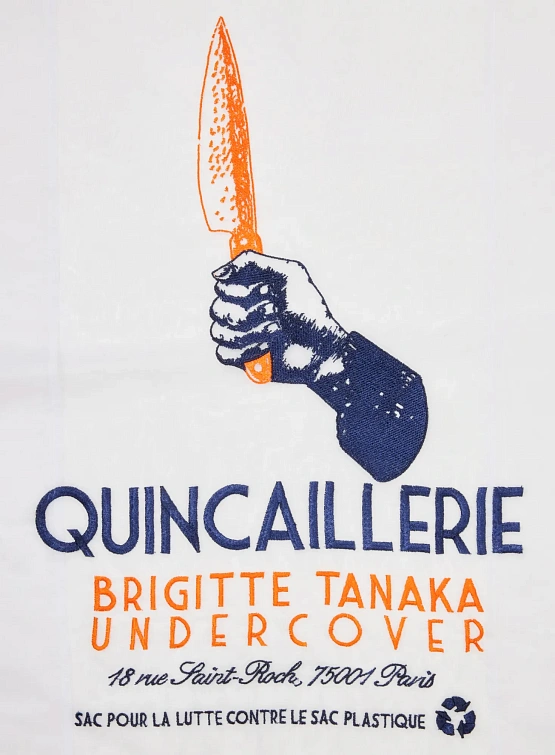 Сумка-тоут UNDERCOVER x Brigitte Tanaka Tote White