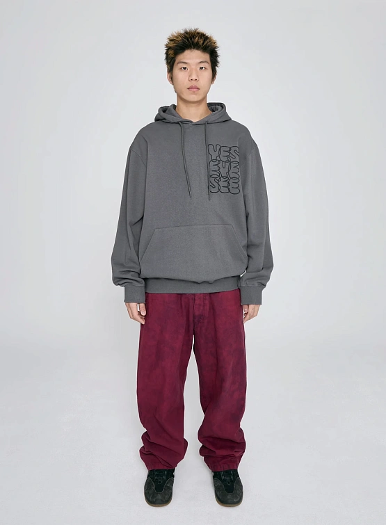 Худи YESEYESEE C-Logo Hoodie Dark Grey