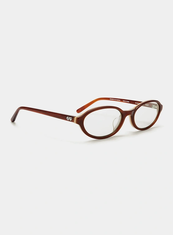Очки Bonnie Clyde Baby Layered Brown Tortoise & Clear Lens