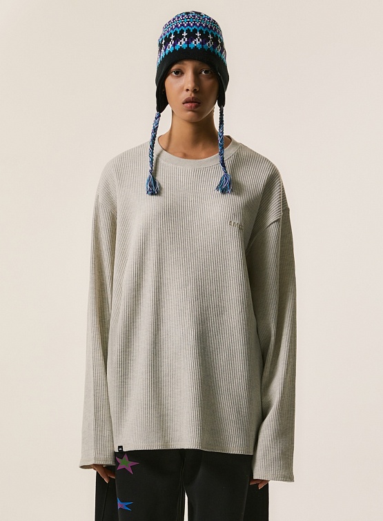 Лонгслив LMC Waffle OG Long Slv Tee  Oatmeal