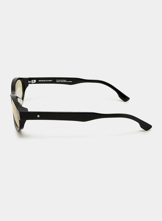 Очки Bonnie Clyde Roller Coaster Black & Yellow Tint