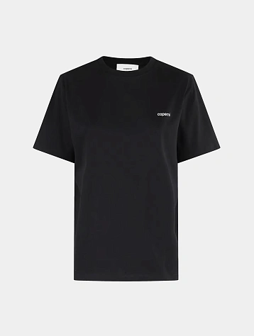 Женская футболка Coperni Boxy Tee Black/White